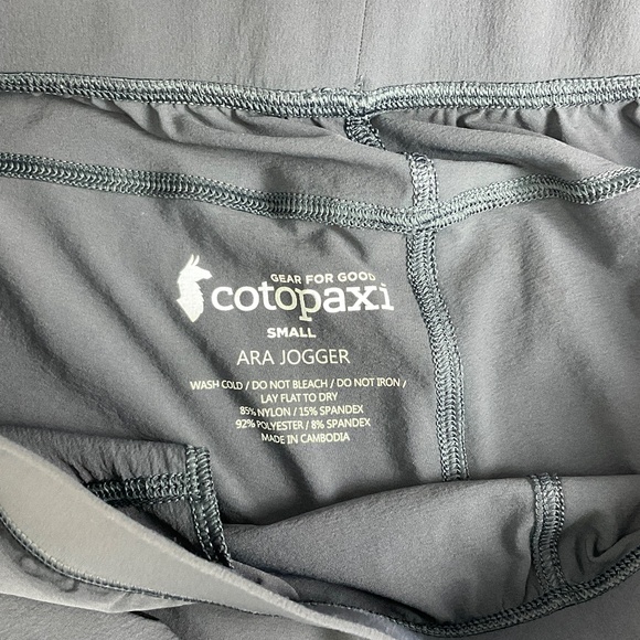COTOPAXI Women ARA Jogger Elastic Waist Pants Graphite - Picture 6 of 6